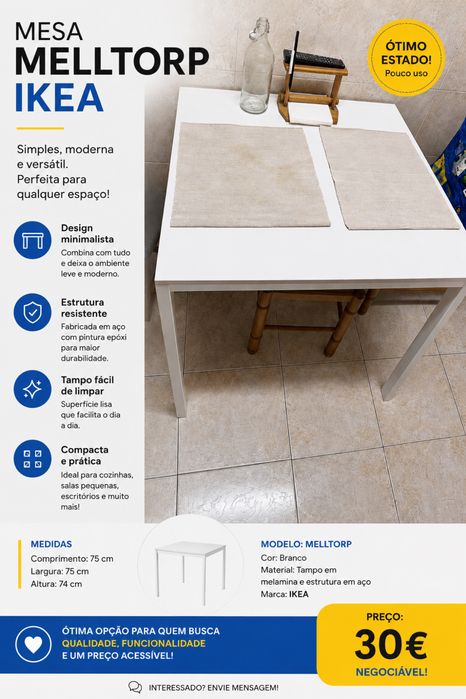 Mesa de jantar cozinha