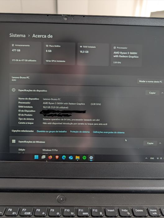 Lenovo IdeaPad Gaming 3 como novo