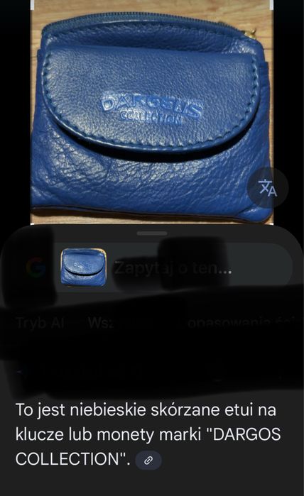 Delikatna skórka etuii do kluczy