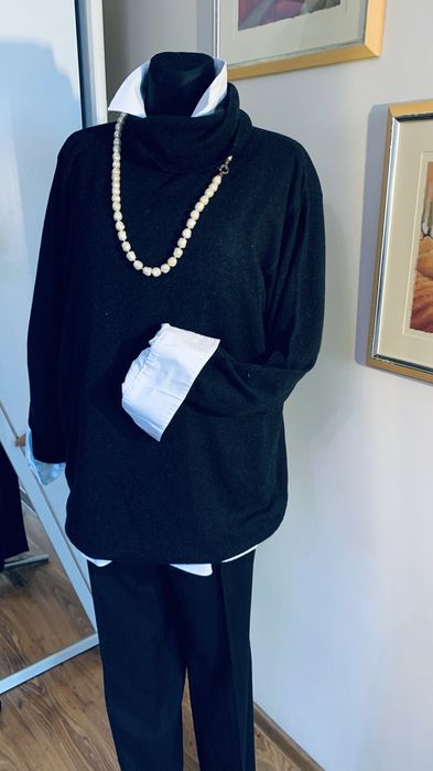 Sweter Golf kaszmir jedwab