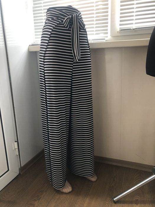 Нові жіночі трикотажні штани на запах