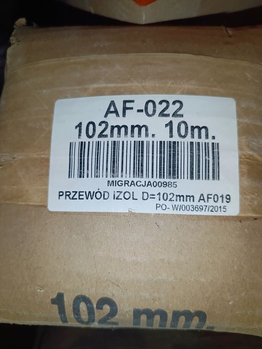 Rura Spiro w warstwie izolacji 10metrów