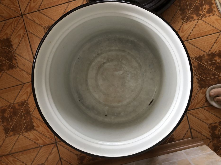 Виварка емалірована 47л емальована з кришкою баняк кастрюля часів ссср