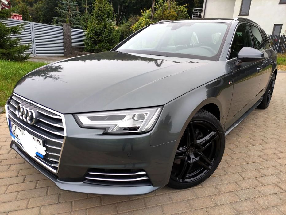Audi A4 Avant S-line,S tronic,skóra,sport.fotele,wirtual.kokpit,pływające kierunki
