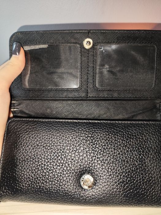 Portfel damski czarny