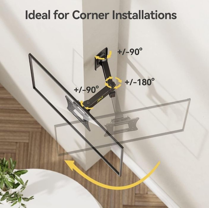 Alphamount Uchwyt ścienny do telewizora