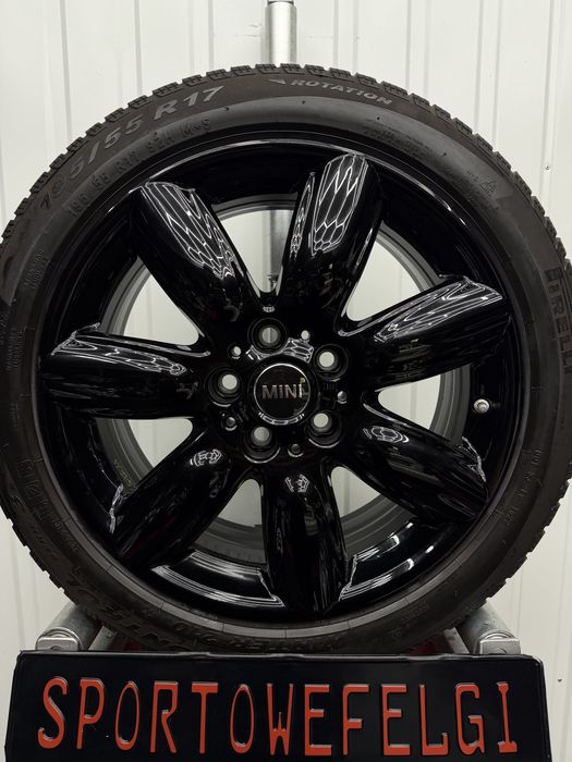 Alufelgi KOMPLET 17 cali 5x112 MINI Cooper Clubman F54 F55 F56 F57 Opony Zimowe Montaż Wyważenie Test Drogowy TPMS