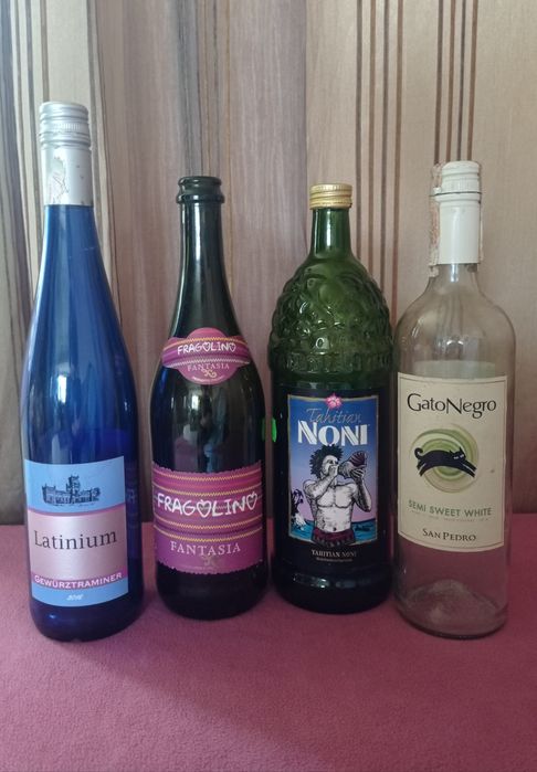 Бутылки для декоративного оформления, декупажа, домашнего вина