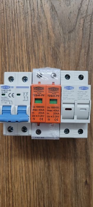 Комплект Защиты для солнечных панелей УЗИП DC