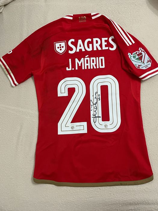 Camisola de jogo Benfica autografada