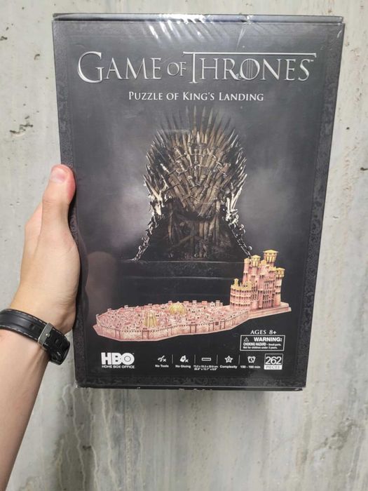 NOWE Cubic Fun Puzzle 3D 262el. Ród smoka - Królewska przystań