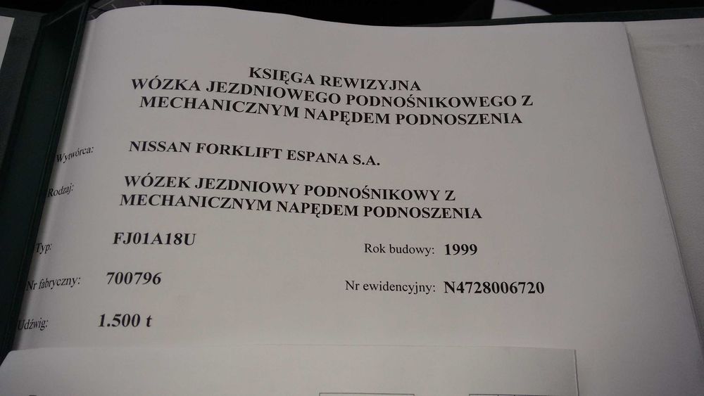 Wynajem wózka widłowego