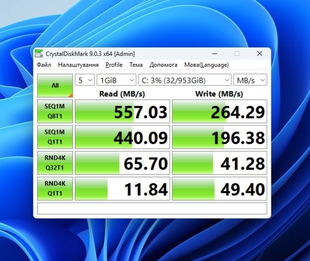SSD Transcend 430S 1TB M.2 2242 SATA - практично новий, 3 години напрацювання