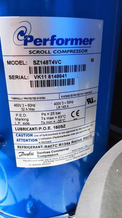 Pompa ciepła 65 / 85 KW glikol WEISHAUPT DANFOSS woda woda gruntowa
