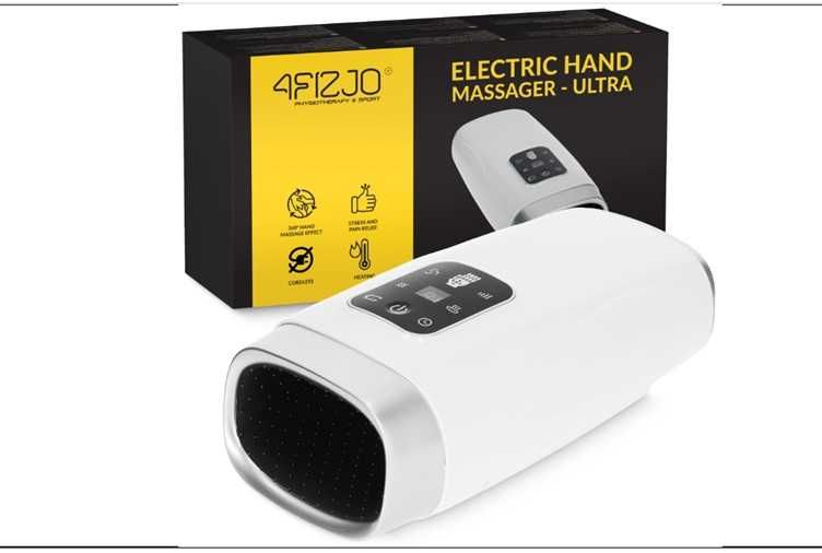 MASAŻER DO DŁONI elektryczny do masażu dłoni bezprzewodowy ULTRA 4FIZJO