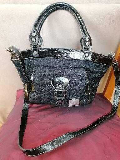 Mala de mão (opção tiracolo) em tecido