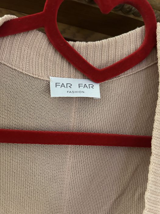 Sweter pudrowy róż Far Far fashion
