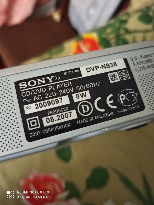 Продам двд проигрыватель sony