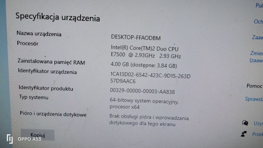 Komputer do pracy, filmów i internetu