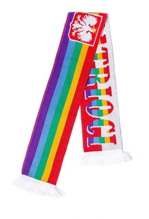 szalik tęczowi patrioci lgbt lgbtq tęcza lewicowy lewica