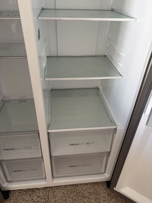 Frigorífico Americano Haier HSR3918FIMP – Side by Side – 515 L