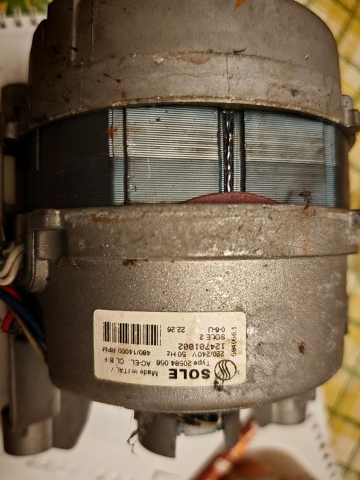Електродвигун пральної машини Sole. З Zanussi / Candy