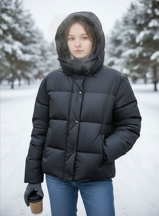 Стильний жіночий пуховик Santa(Розмір S)