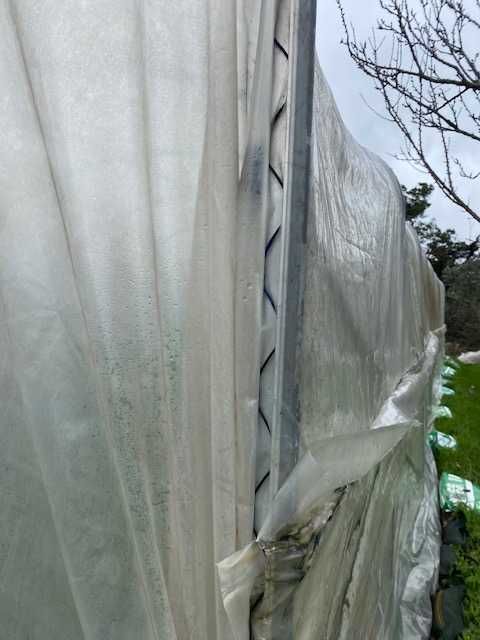 15 m polytunnel estufa