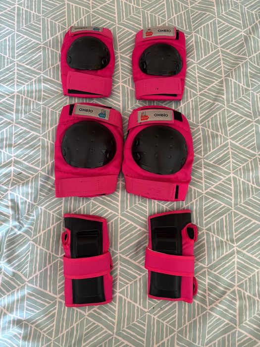 Patins No Fear + Capacete + Proteções Oxelo | Em separado ou conjunto