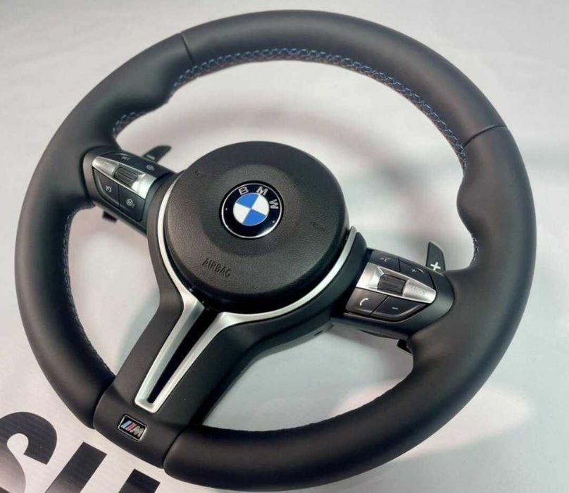 ‼️ Шкіряний M Руль BMW ‼️ Premium Кермо M Sport M3 стиль Шкіра Nappa для БМВ F30 F10 F20 F21 F31 F32 F33 F36 X3 F25 X5 F15