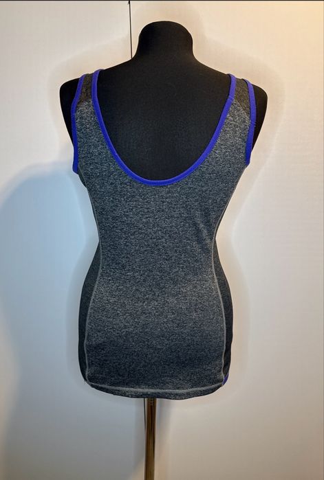 Sportowy top damski szaro fioletowy damski s ellesse
