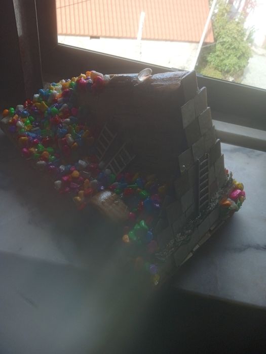 Montanha em madeira..