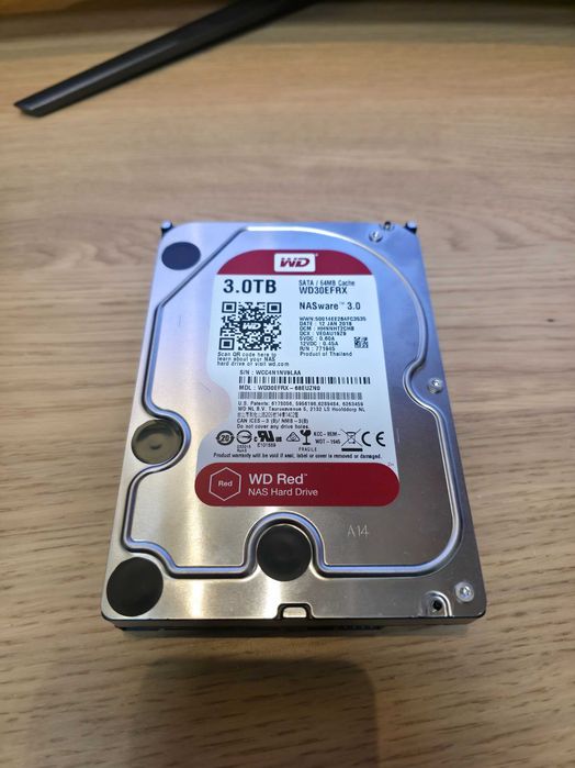 WD Red 3TB WD30EFRX NAS | 100% sprawny | SMART OK | HDDScan | Testowany