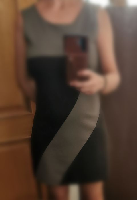 Vestido castanho 36 da Cadena