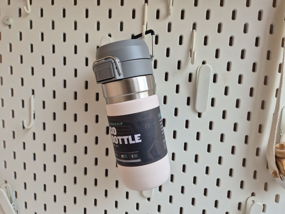 Термокружка Stanley GO Bottle The Quick Flip 0.47 л Rose Quartz термос
