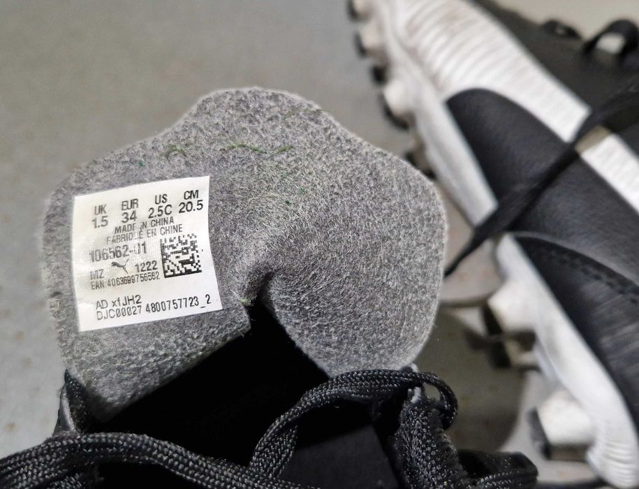 Chuteiras Puma Monarch II criança N 34