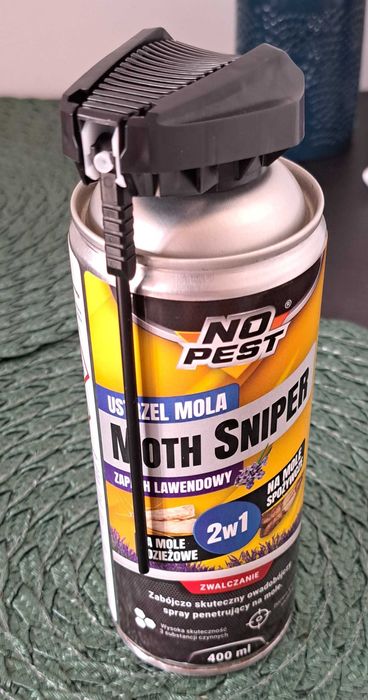Środek na mole spożywcze, odzieżowe Moth sniper 400 ml
