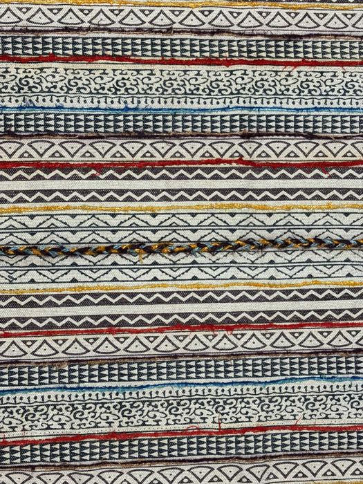 Tapete Tribal Multicolor em Algodão 80x150 cm