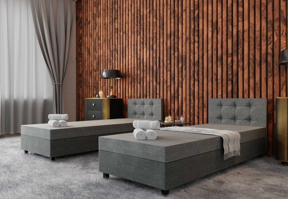 Tapczan jednoosobowy z pojemnikiem 80x195 sofa do spania producent