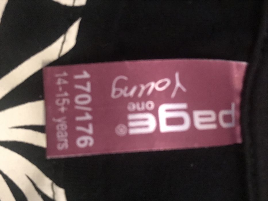 Page one young 14-15 lat 170/176 czarna sukienka halloween pajęczyna p