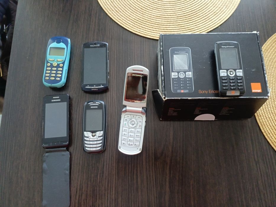 Stare telefony Simens Sony Ericsson