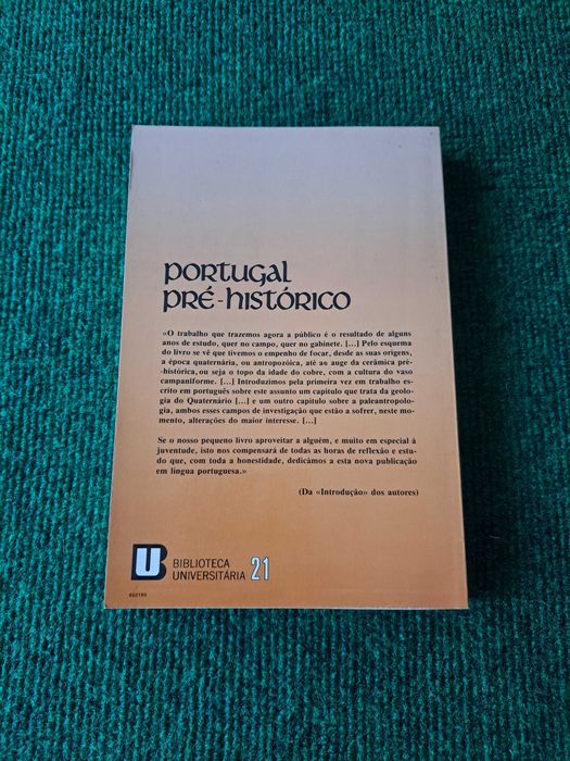 Portugal Pré-Histórico - O. da Veiga Ferreira / Manuel Leitão
