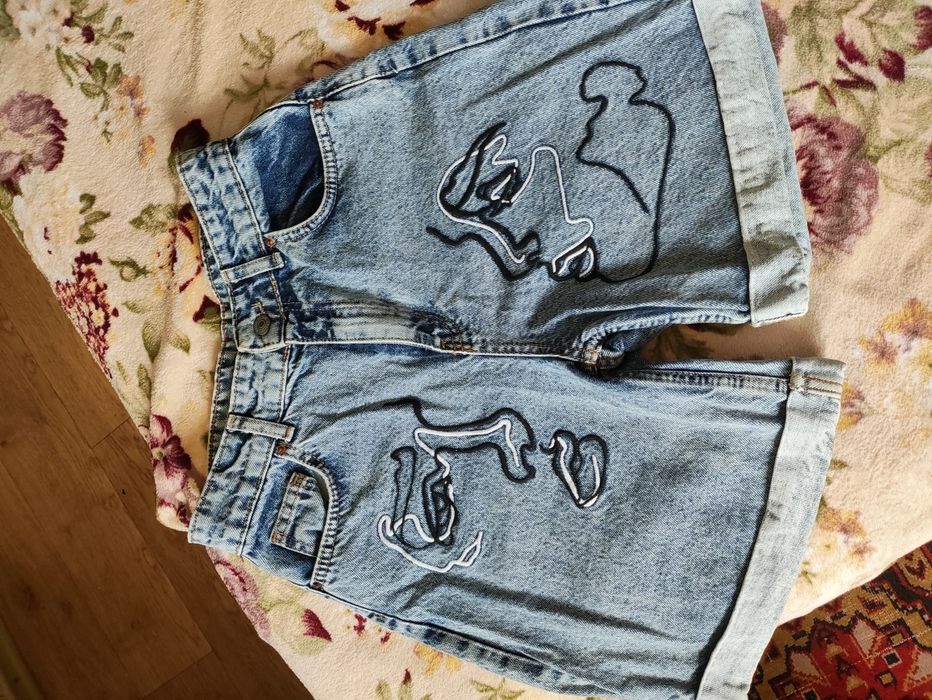 Шорты женские джинсовые