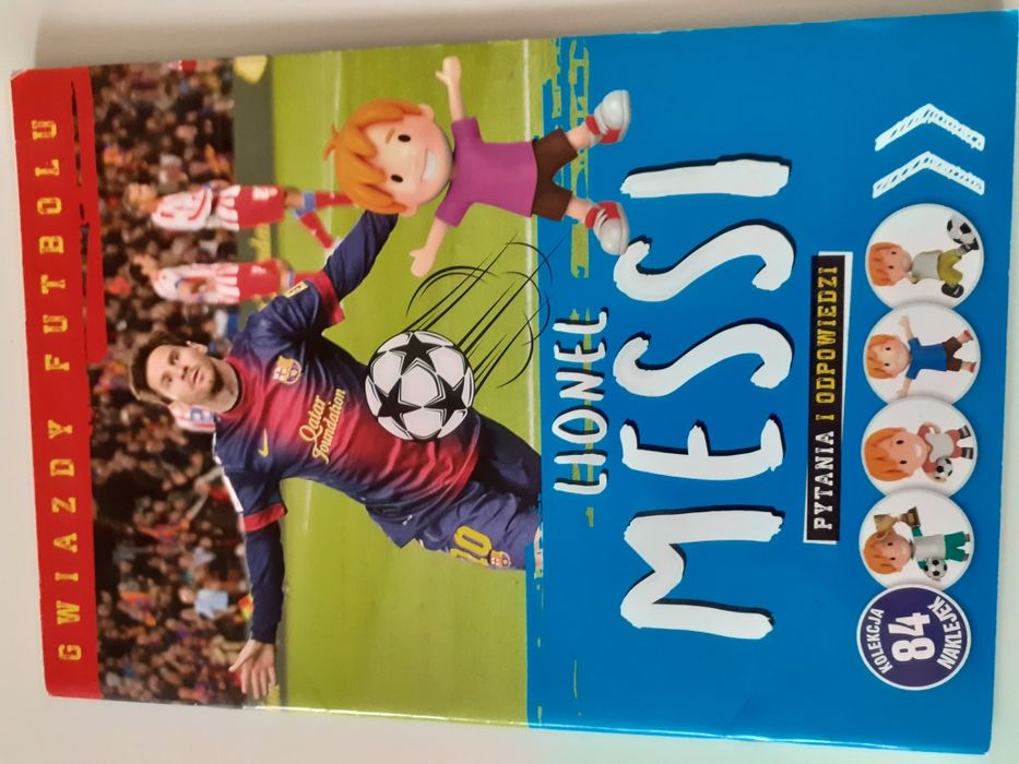 Lionel Messi pytania i odpowiedzi + 84 naklejki