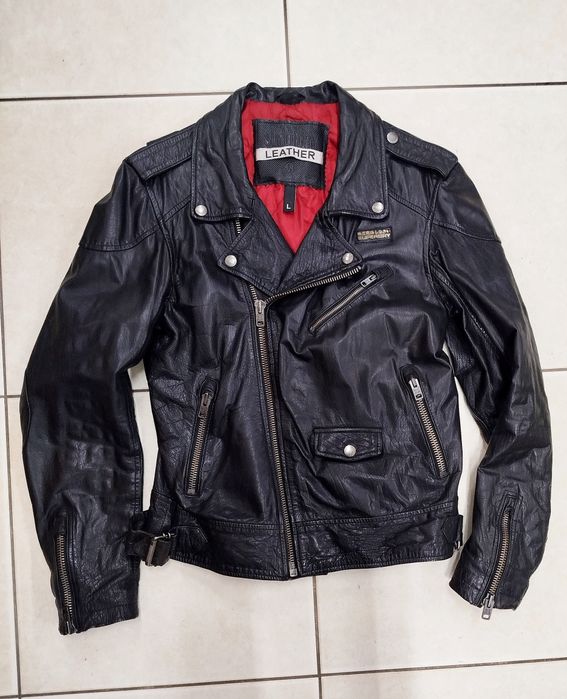 Куртка, косуха кожаная мужская Superdry р. L.