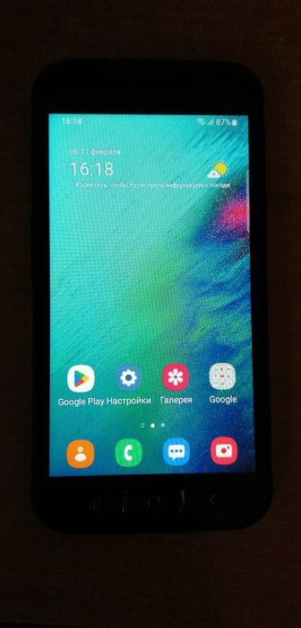 Samsung X Cover 4s(SM-G398FN/DS);3/32Gb; 2 сим, битый дисплей.