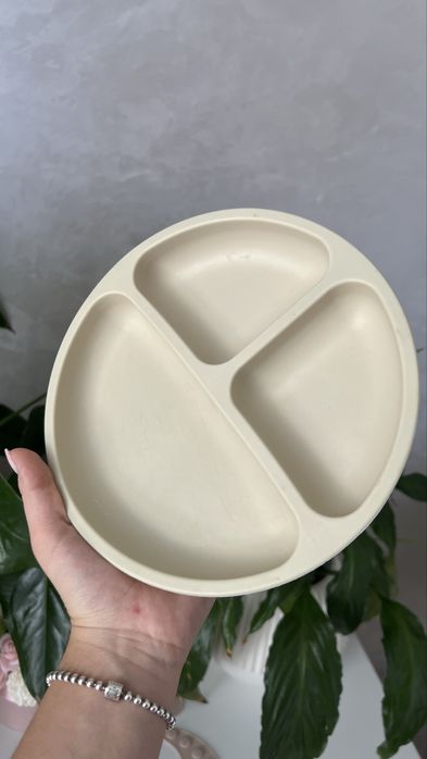 Набор силиконовой посуды детской посуд для малюка слюнявчик+подарки