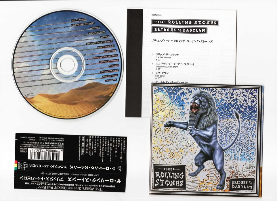 The Rolling Stones Bridges To Babylon 1press 1997 CD Japan