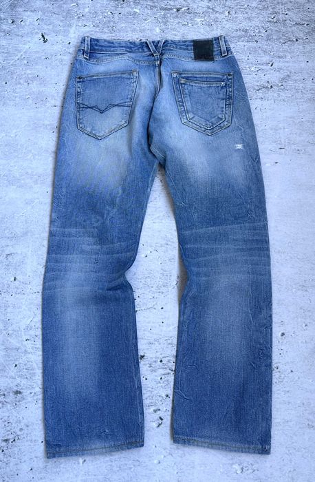Spodnie jeansowe GUESS Vermont Slim Tapered męskie denim r. 33