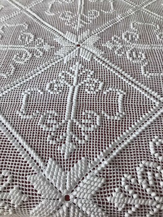 Colcha crochet muito antiga